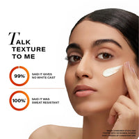 Novology SPF 50 PA++++ Hydrating Sheer Sunscreen With Niacinamide for Dry Skin| No White Cast, Non Sticky | 50 g