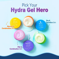 Aqualogica Illuminate + Hydra Gel Moisturizer with Wild Berries & Alpha Arbutin | 24 Hour Intense Hydration | Water-Like Gel Texture | Non-Sticky & Quick Absorbing for Luminous Skin | 200 g