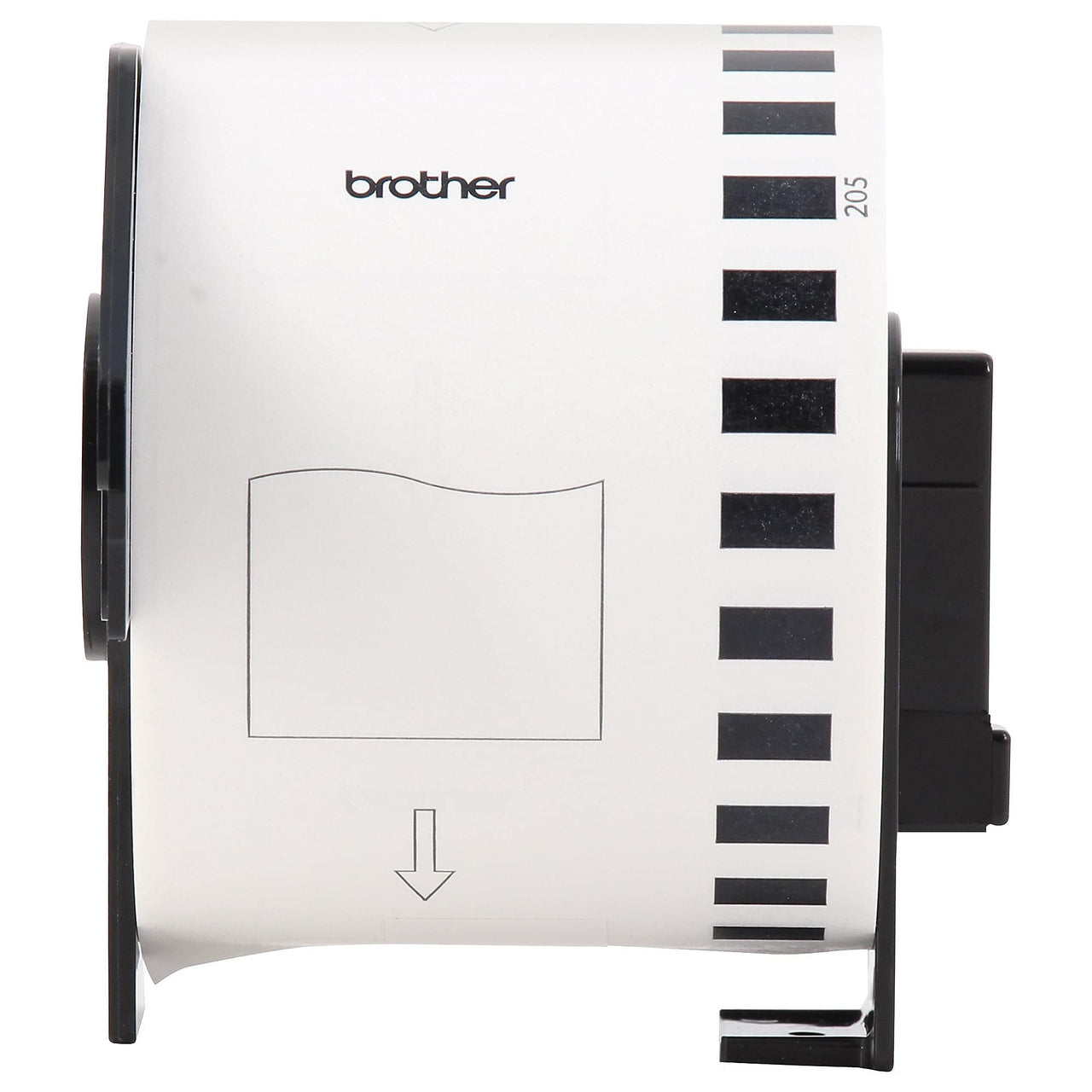 Brother Genuine, DK-2205 Continuous Paper Label Roll, Cut-to-Length Label, 2.4” x 100 Feet, (1) Roll Per Box 1 Roll