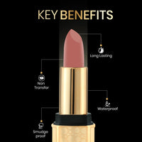 Beauty Berry Bold Babe Non-Transfer Matte Lipstick | Highly Pigmented, Lightweight, Smudge Proof & Waterproof Lipstick | Single Swipe Application, Long Lasting Lipstick for Women (Reach High)