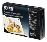 Epson S041727 Premium Photo Paper, 68 lbs., High-Gloss, 4 x 6 (Pack of 100 Sheets),White 4x6 Inches