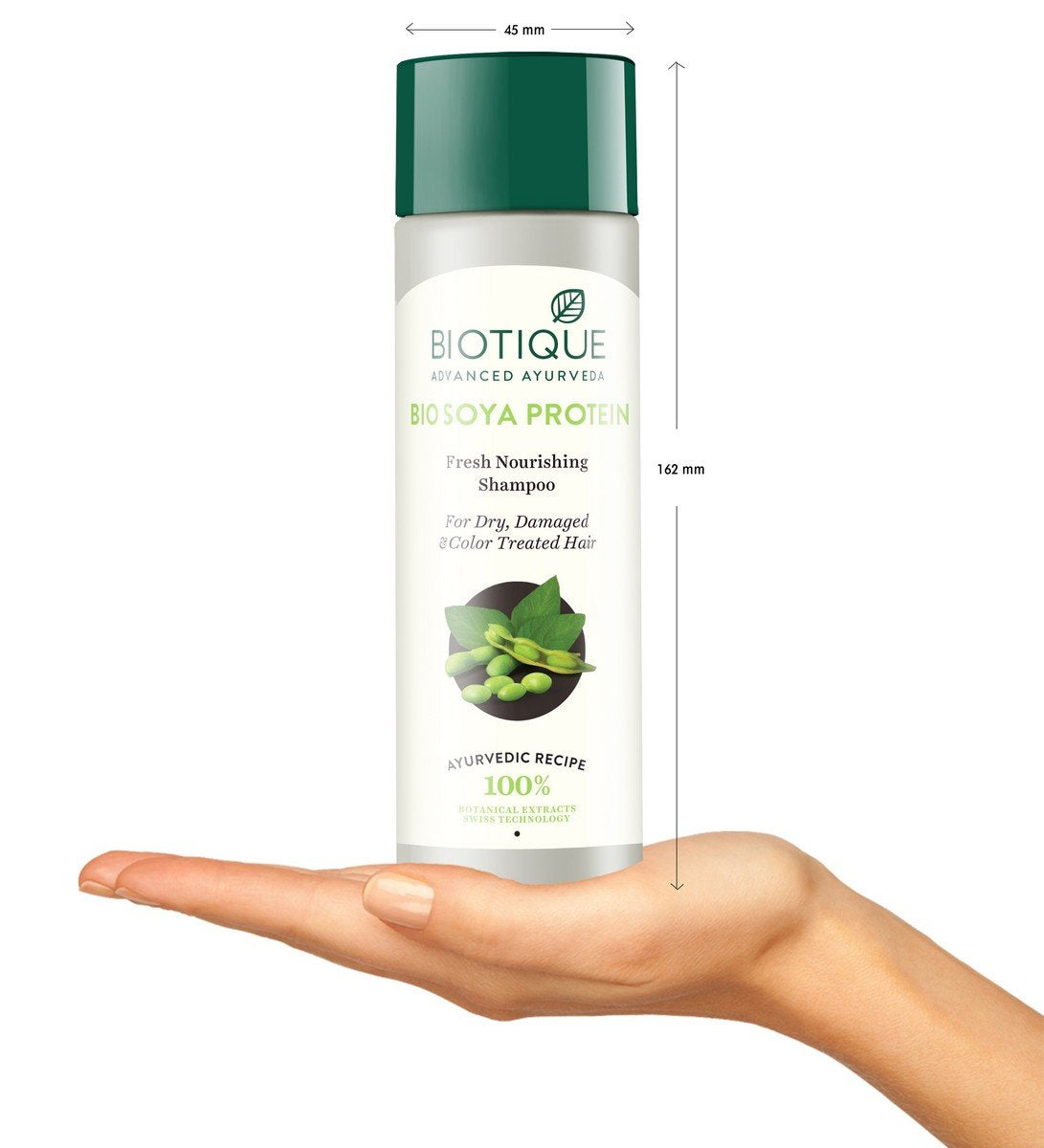 Biotique Bio Neem Margosa Anti Dandruff Shampoo and Conditioner, 180ml & Biotique Bio Soya Protein Fresh Nourishing Shampoo, 190ml