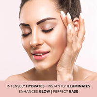 FACESCANADA Rose Glow Kit Medium Coverage Rose Gold Strobe Cream (30Ml) + Warm Natural All Day Hydra Matte Mini Foundation (15Ml) Makeup Kit For Women (Combo Pack Of 2)