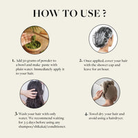 Sadhev Ayurvedic Heena Powder 100% Organic Plant-Based Natural Henna Powder For Hair - 100g (Pack of 1) - Single Process