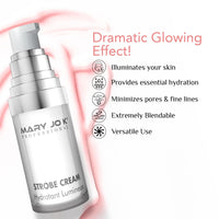 Mary Jo K Professional Strobe Cream, Hydrating Luminous Moisturiser, Makeup Primer