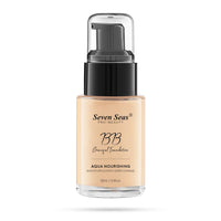 Seven Seas BB Gracefull Foundation | Aqua Nourishing Foundation for Face Makeup | Smooth Application | Full Coverage Foundation for Women (Nude-30ML)