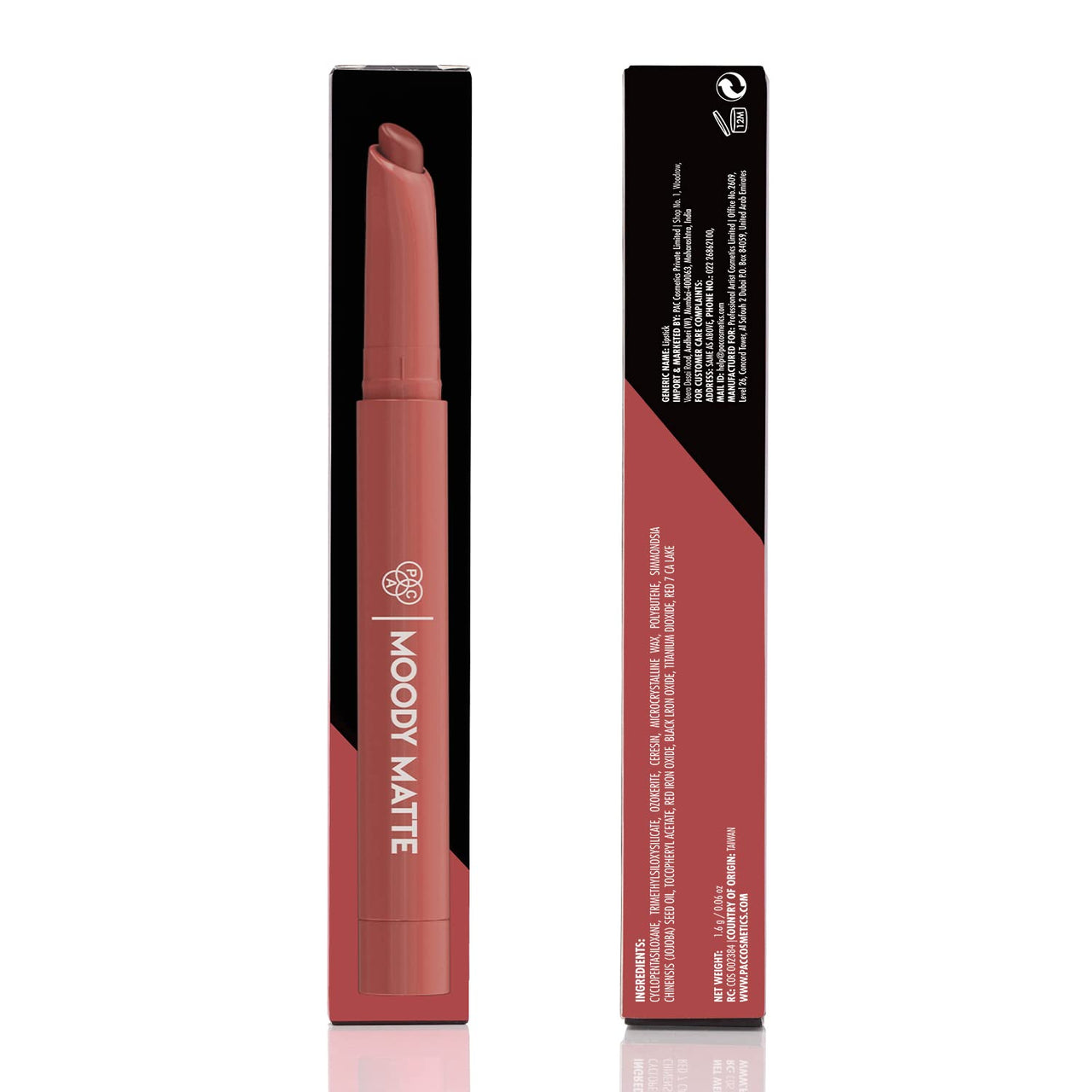 PAC Moody Matte Lipstick (Moody Matte Lipstick (Sweet 16))