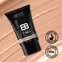 RENEE Face Base Bb Cream 7 in 1 With Spf 30 Pa+++cinnamon 30ml| Enriched With Hyaluronic Acid & Vitamin C| Hydrates, Nourishes & Smoothens Skin
