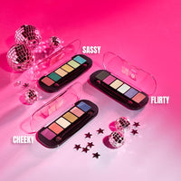 Lakmé Elle18 Shimmery Eyedrama Powder Palette 01Sassy, 1 Count,Multicolor