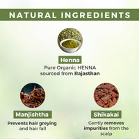 Vegetal Organic Henna Powder, 100% Natural, Paraben Free Pack of 5 100g Each