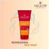 Meglow Skincare Combo Pack of 3-2p Refreshing Facewash & 1p Women Skin Birghtening Fairness Cream 50g for Women