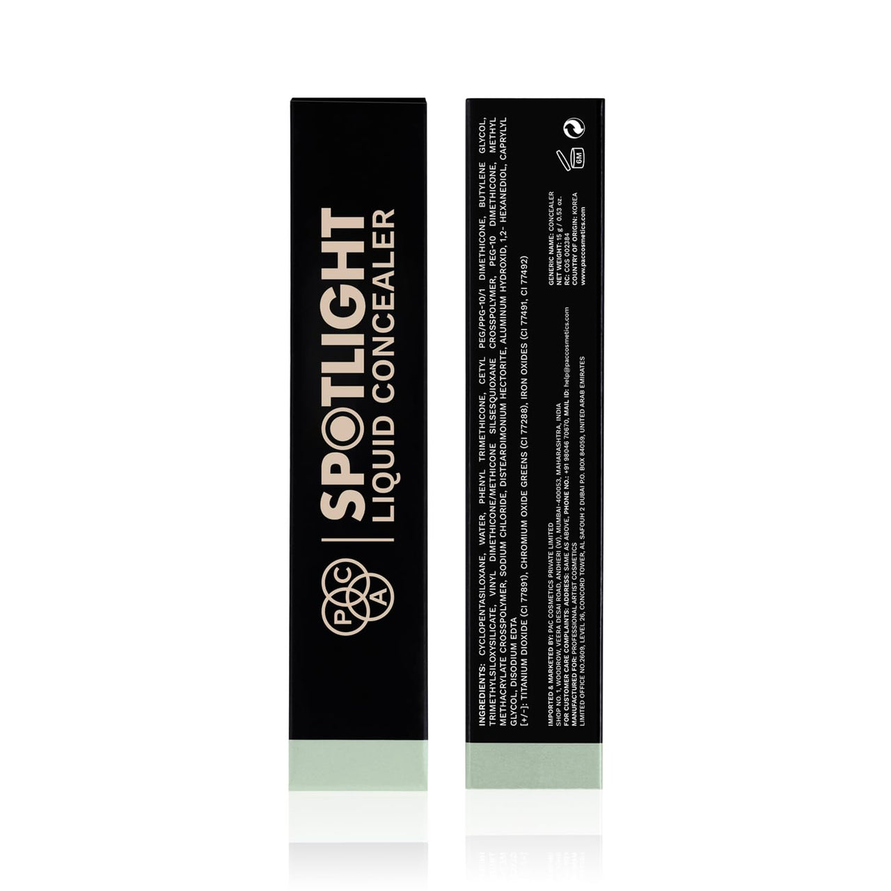 PAC Spotlight Liquid Concealer - C1 (Mint Green)