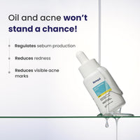 RE' EQUIL Skin Clarifying Serum | 1% Salicylic Acid, 5% Granactive | Treats Active Acne, Prevents Breakouts, Regulates Sebum Production | 25 Ml