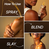 Sotrue Glow Digger Body Glow Spray | Pearlescent Gold Shimmer Mist for Radiant Skin | Lightweight, Waterproof & Non-Greasy Body Highlighter | Hydrating Body Makeup for Women