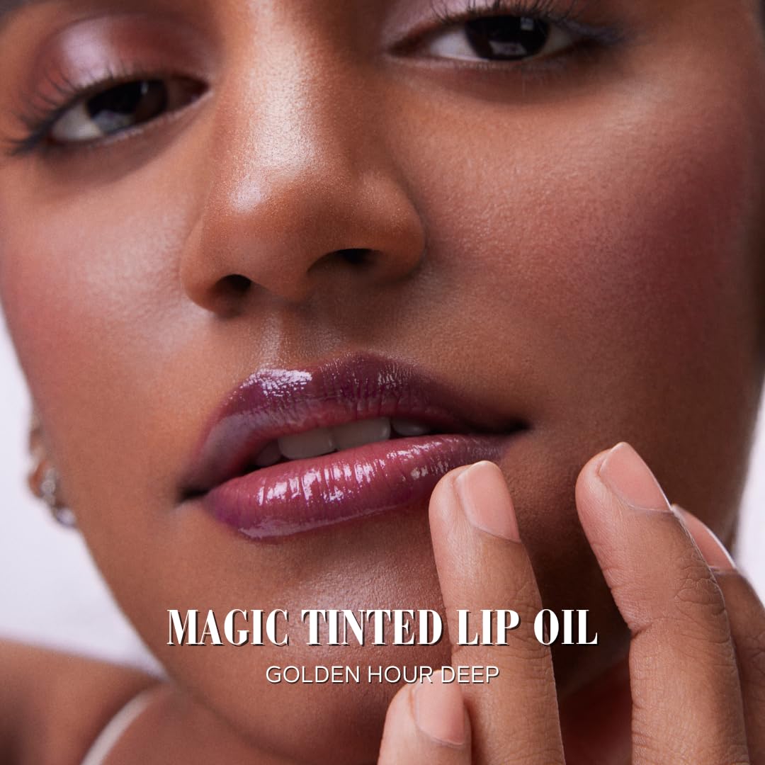 SIMPLYNAM Golden Hour Magic Tinted Lip Oil (Deep) | Hydration & Repair | High-Impact Tint | Non-Sticky & Lightweight | Vegan & Cruelty-Free | Panthenol & 7 Botanical Oils | Paraben-Free