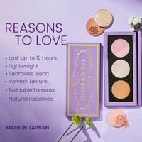 Shopaarel Richness 3C Palette Blusher Contour Highlighter