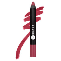 SUGAR Cosmetics Matte as Hell Lip Crayon | Lasts upto 8hrs | Water Resistent Lipstick for Women | 2.5gm - 28 Honey Rider