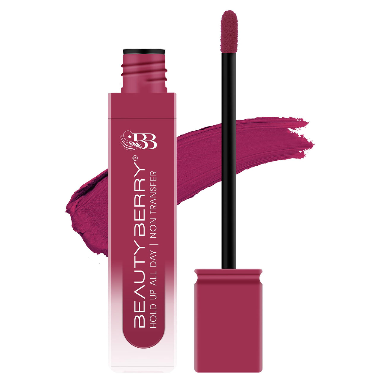 Beauty Berry Hold Up All Day Liquid Lipstick | Long Lasting, Non Transfer Matte Lipstick | Highly Pigmented, Smooth One Swipe Application & Lightweight Liquid Lipstick for Women (05 - Paper Flower, 7.5g)