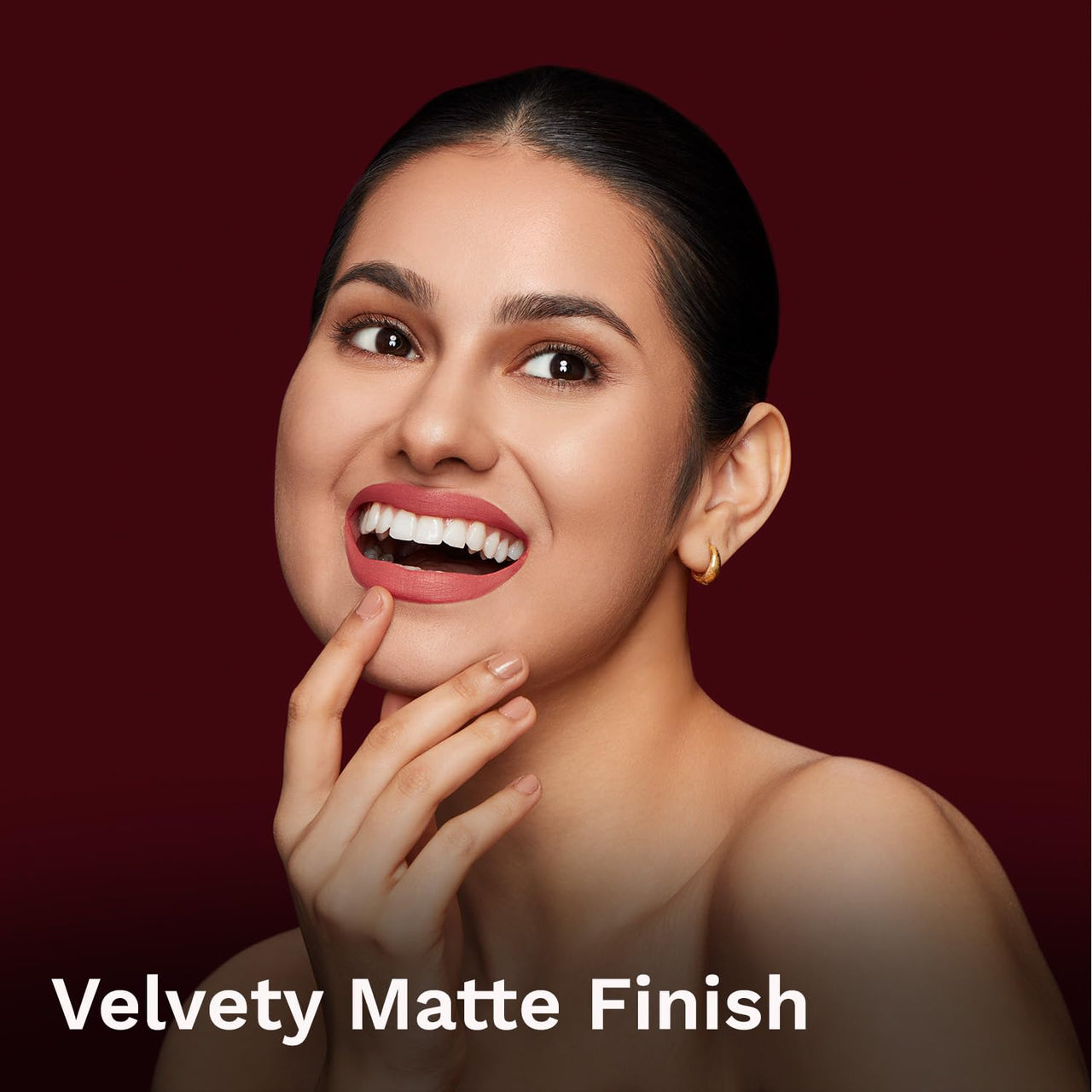 Pilgrim Matte Me Up Bullet Lipstick 4.2g | Creamy, Lightweight, Bold, Non Drying | SPF 30 | Enriched With Hyaluronic Acid & Spanish Squalane | Lipstick for dusky skin tone | Pink Romance -14