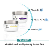 Olay Night Cream Natural White Fairness Night Moisturiser, 50g And Olay Day Cream Natural White Fairness Moisturiser SPF 24, 50g