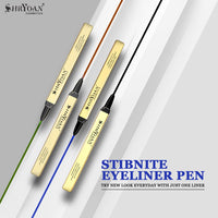 Shryoan Stibnite Eyeliner Pen| Intense Eyeliner | Matte Eyeliner | Lasts Long up to 24 hours | Tear, Sweat & Smudge Proof | (1.2g) | Color- Black