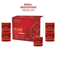 Jovees Herbal Bridal Brightening Facial Kit For Brighter & Radiant Glow With 5 Easy Steps | Kit for Reduced Pigmentation Improves Uneven Skin Tone, Dark Spots & Dullness- Multiple Use