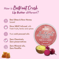 Nat Habit Lip Balm Fresh Beetroot Crush 10gm Lip Butter For Natural Pink Lips and Nat Habit Ubtan Face Wash, Fresh Daily Tikta For Men & Women 100g