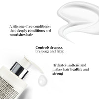 iCosmetiques Silicone Free Conditioner |Reduces Hair Fall & Frizz |Keratin, B5 |Mineral Oil and Paraben Free |Smooth & Nourished Hair |Unisex Total Care Formula |250ml