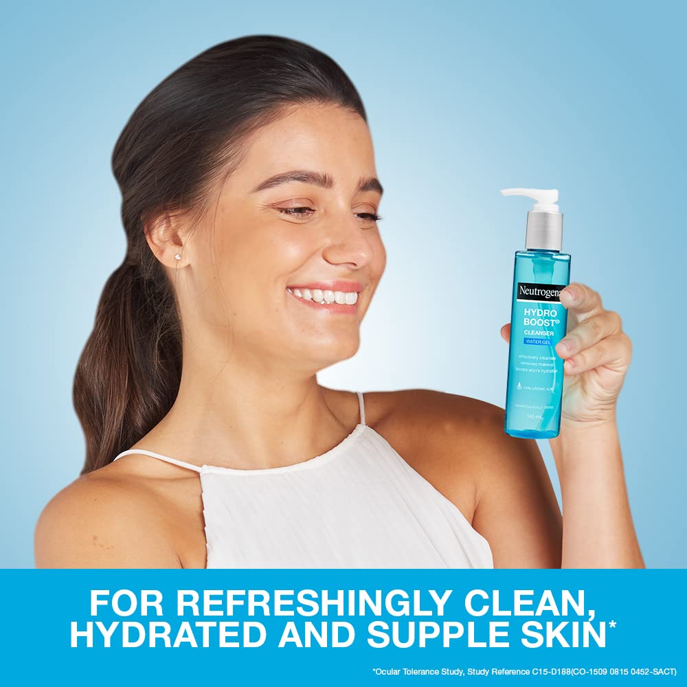 Neutrogena Hydro Boost Water Gel Cleanser, Transparent, 145 ml (26829085)