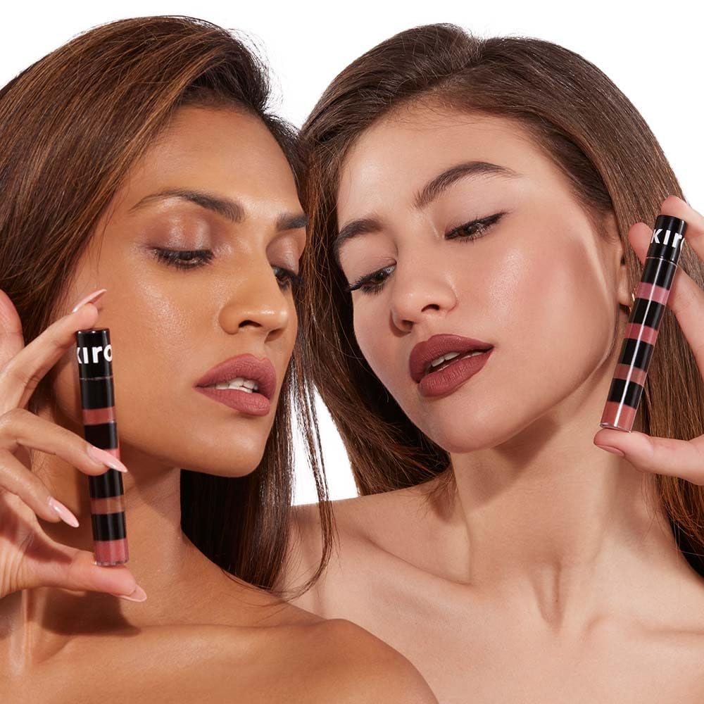 Kiro Four Play Non-Stop Airy Matte Liquid Lip Stack – Ultimate Quad, 6ml | 4 Nude Lipstick Shades | Long-lasting, Transfer-proof, Hydrating, Lightweight | Infused with Avocado & Apricot Oils