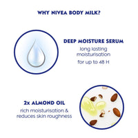 Nivea Moisturizing Lotion Body Milk, 400ml And Nivea Moisturization Lotion Body Milk, 120ml