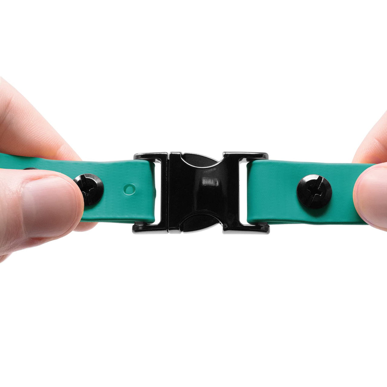 Educator Quick Snap Bungee Dog Collar, Biothane, Waterproof, Odorproof, Easy Connect and Disconnect Clasp and D Ring with Comfort Bungee Loop, Adjustable for Custom Fit, 3/4-Inch, Teal 3/4" Wide Fits 300, 400, 500, 900 Series