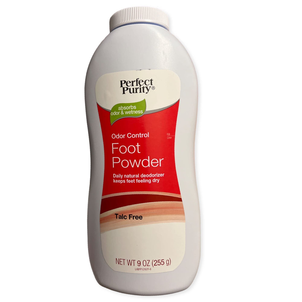 Perfect Purity Talc-Free Foot Powder that controls odor and absorb wetness for 24hr freshness.