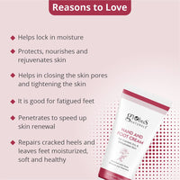 Globus Naturals Nourishing Hand & Foot Cream, Enriched with Rose & Anantmool, For Nourished, Moisturised Hands & Feet, Suitable for All Skin Types 100 gms (Pack of 2)