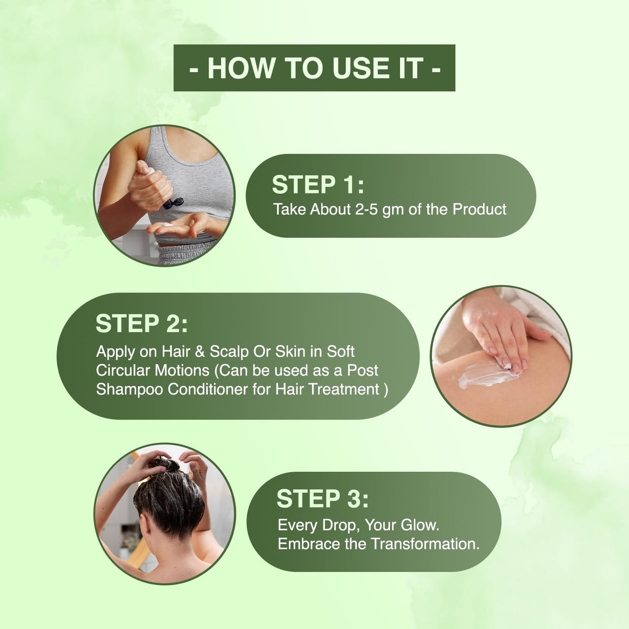 GLAMACIOUS Aloe Vera Moisturising Lotion for Face, Skin & Hair - 170ml|Reduces Dandruff, Wrinkle & Lightens Facial Blemishes.