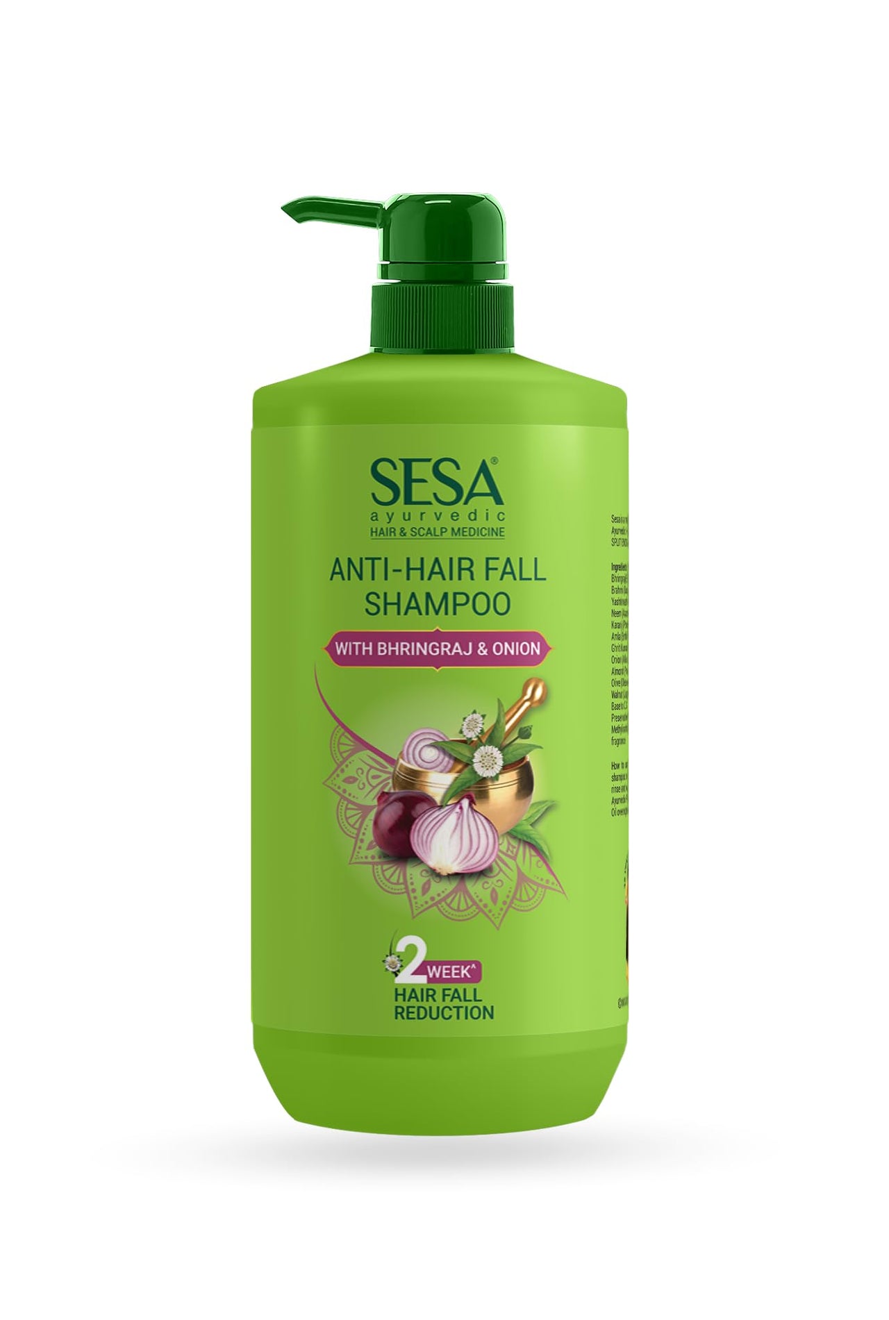 SESA Ayurvedic Anti Hairfall Shampoo For Dry And Frizzy Hair Reduces Hairfall Made With 6 Ayurvedic Herbs Paraben Free Shampoo - 1 L