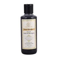 Khadi Natural (TM) Amla and Bhringraj Hair Cleanser(Shampoo), SLS and Paraben Free, 210ml