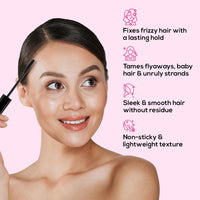 RENEE Frizz Free Hair Finishing Stick - Anti Frizz Hair Wax Stick Wand For Flyaway Hairs, Non-Sticky & Greasy Hair Fix Gel, Anti Flyaways & Baby Hair, Use As Hair Setting Spray, Biotin & Rosemary 15ml