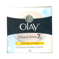 Olay Natural White 7 in 1 Glowing Fairness Day Cream SPF 24, 50g