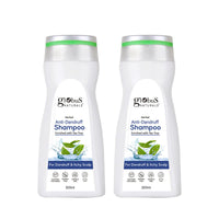 Globus Naturals Anti Dandruff Shampoo, For Dandruff and Itchy Scalp, Suitable For All Hair Types, 200 ml (Pack of 2)