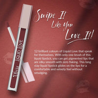 Oliva Liquid Lipstick, 12HR Long-lasting Matte Lipstick, Non Transfer, High Coverage, Water & Smudge Proof, Light Weight & Cruelty-Free - 2ml (Hot Chocolate 8)
