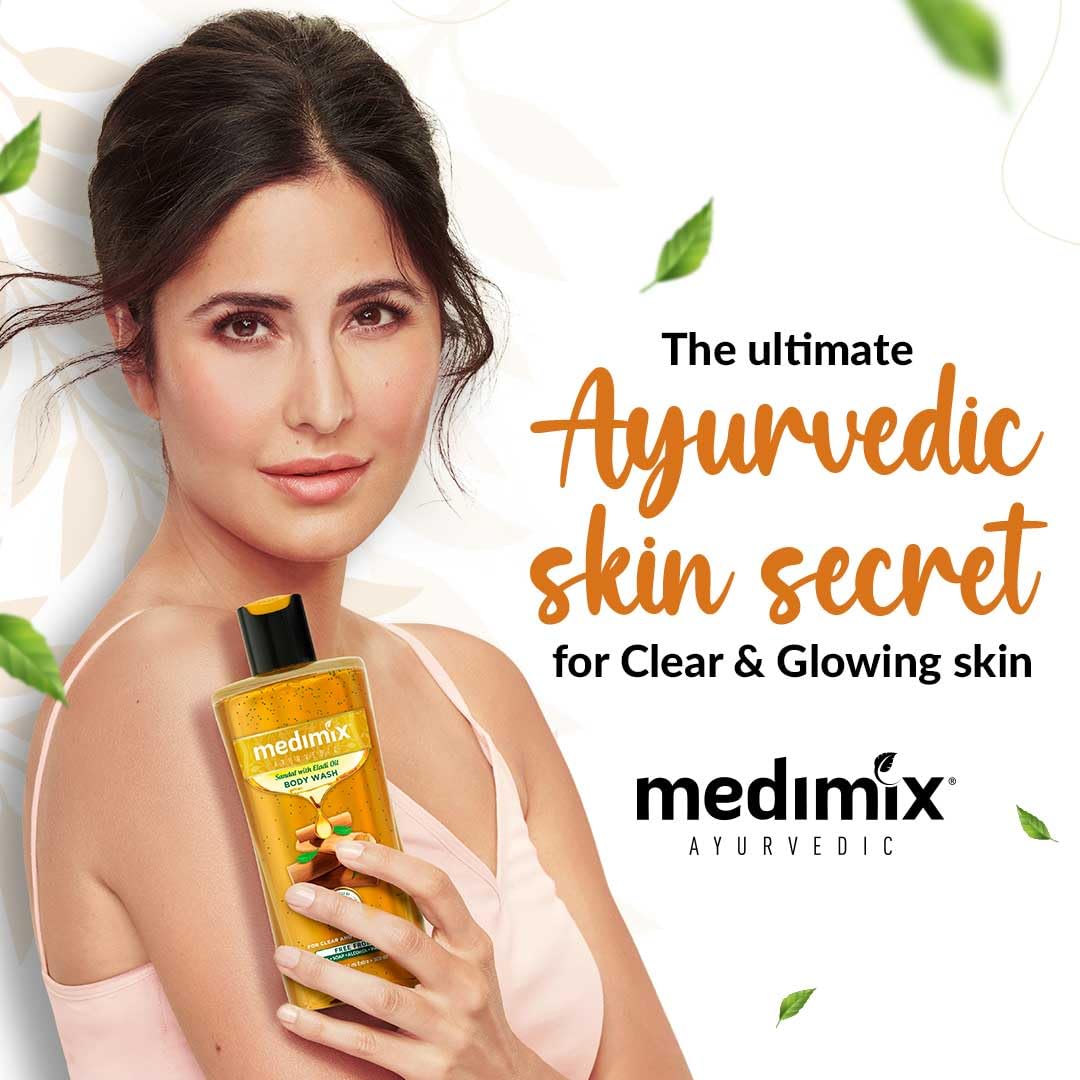 Medimix Ayurvedic Body wash, Sandal With Eladi Oil For Clear, Glowing And Tan-Free Skin 250ml + 50ml | Herbal Shower Gel | Paraben-free & Sulphate-free