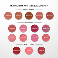 Parul Garg Beauty Featherlite Matte Liquid Lipstick | High-Pigment, Long-Wear & Non-Drying | Lightweight & Transfer-Proof | 100% Vegan & Clean Beauty | Lovestruck 11 - Ruby Red | 2.5ml
