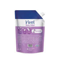 Vivel Aloe Vera Bathing Soap with Vitamin E for Soft, Glowing skin|Refreshing Fragrance|Combo Pack 150g (Pack of 4)&Vivel Body Wash, Lavender & Almond Oil Shower Creme, Liquid Refill Pouch, 400 ml