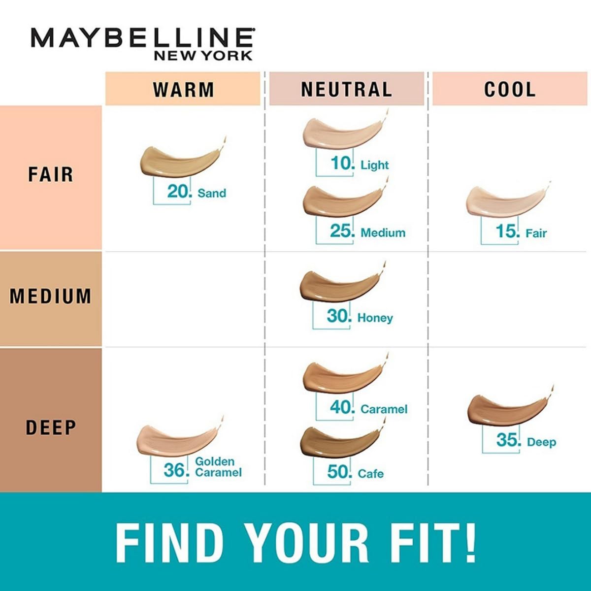 Maybelline New York Fit Me Concealer, Oil free Liquid Concealer conceals dark circles, redness, flaws & blemishes. Fit Me Liquid Concealer suits oily & dry skin - Golden Caramel|6.8ml
