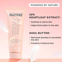 Hyphen 10% Heartleaf Extract & 7% Ceramides-NMF Face Cream Moisturizer | Rich Pillow Cream For Hydration, Deep Nourishment & Barrier Repair | For Dry Skin, Normal Skin & Sensitive Skin- 50ml