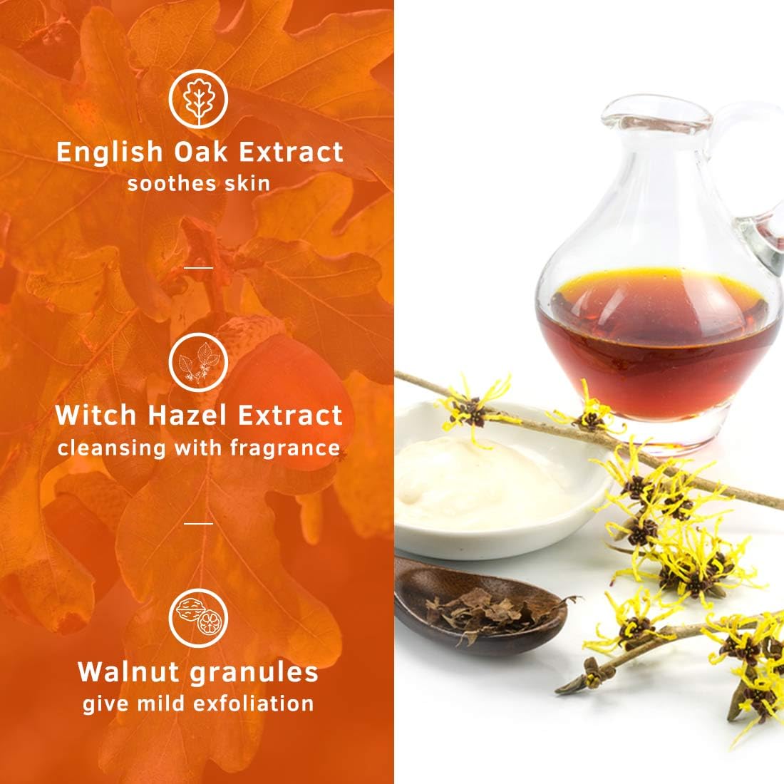 Ustraa Rebel Cologne Soap with Oak & Walnut, 6 x 125 gm (Pack of 6) | Triple-milled Soap | Mild Exfoliation with Walnut Granules | Gives Lasting Fragrance