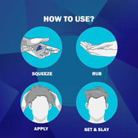 Set Wet Styling Hair Gel for Men - Casually Cool, 100gm | Medium Hold, High Shine | For Medium to Long Hair |No Alcohol, No Sulphate