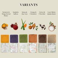 Sadhev Organic Orange & Cinnamon Bathing Soap for Anti-Wrinkle Chemical Free - 125g (Pack of 1)