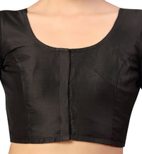 X3 Women's  Polyester Short Sleeves Silky Saree